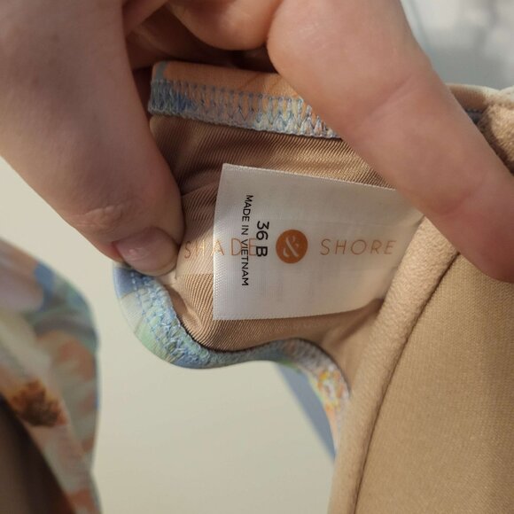 Women's Floral Swim Top - Picture 2 of 2